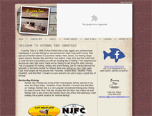 Tablet Screenshot of eveningtidecharters.com